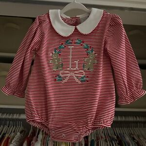 ‘L’ gingerbread Christmas bubble